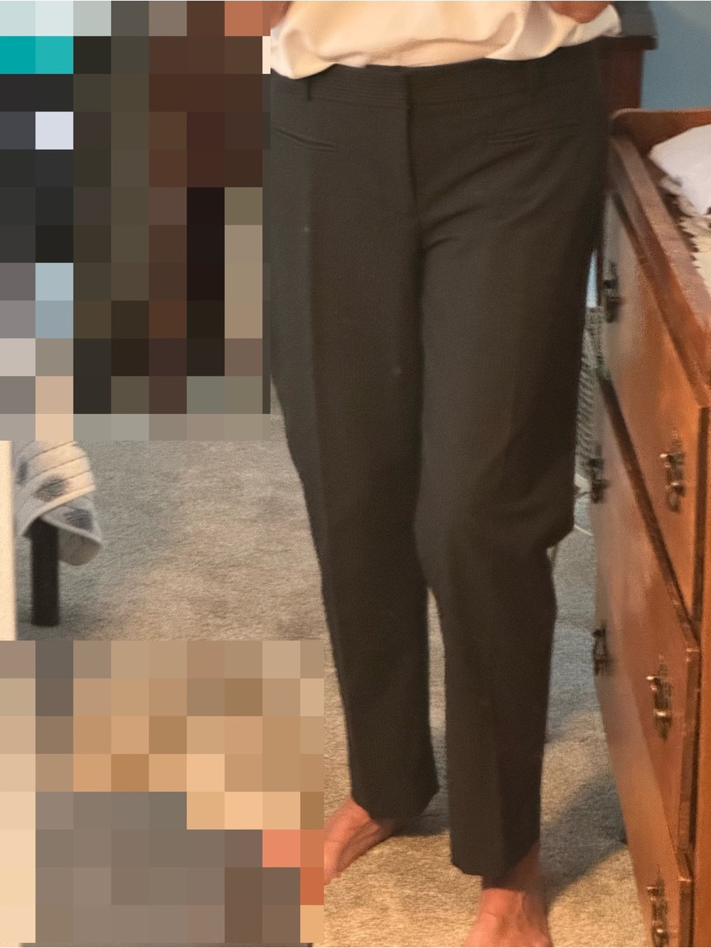 GAP Slim Cropped Dark Grey Pants